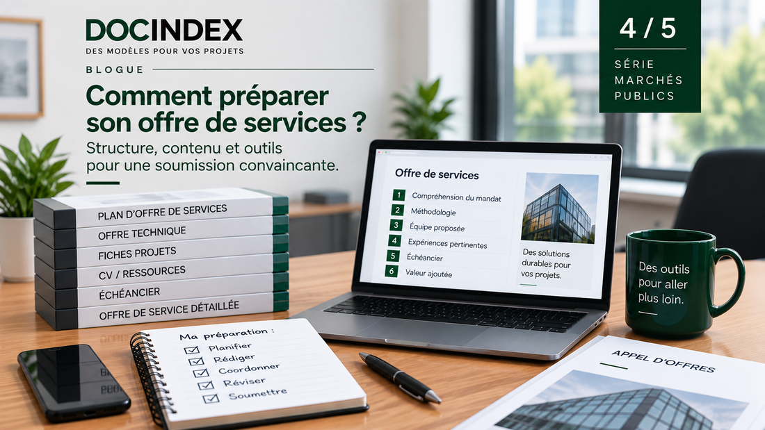 Comment préparer une offre de service?