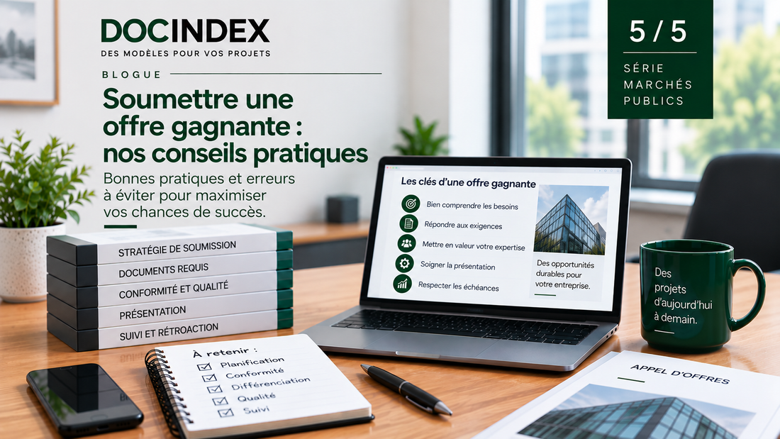Soumission prête? Les vérifications à effectuer avant le dépôt